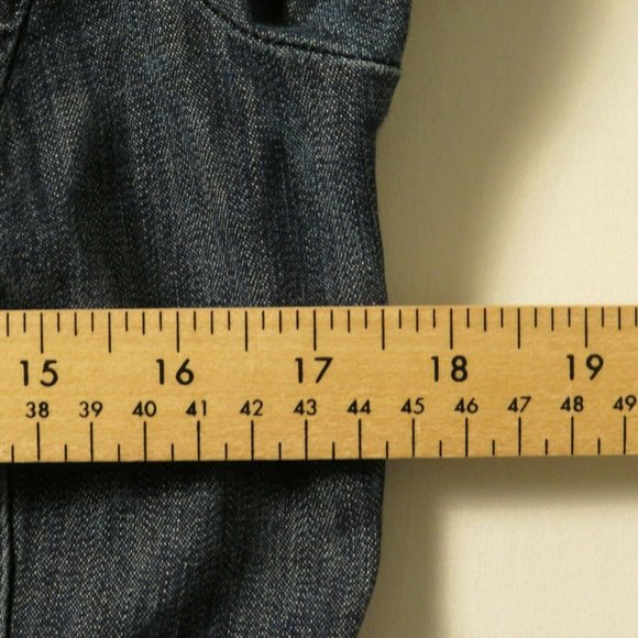 Halogen Fitted Jean Jacket Size M - Picture 2 of 5